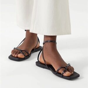 Cos leather strap sandal 38